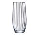 Crystalex Vaso Medio Waterfall Óptico 35 cl Cristal de Bohemia - Capacidad 350 ml