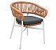 Foto Feyma Sillón California - Blanco y Médula Natural