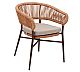Foto Feyma Sillón California - Óxido Marrón y Médula Natural