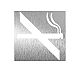 Foto Fricosmos Pictograma en Acero Inox Prohibido Fumar