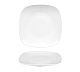 Foto Güral Porselen Vajilla Porcelana Mimoza Plato Llano Cuadrado 22 x 22 cm