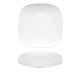 Foto Güral Porselen Vajilla Porcelana Mimoza Plato Llano Cuadrado 25 x 25 cm