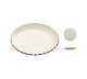 Foto Güral Porselen Vajilla Porcelana Eo Side Plato Pan Ø 17 cm 