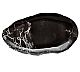 Foto Lubiana Vajilla Porcelana Stone Mármol Negro Fuente Oval 38 cm
