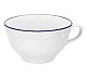 Pioli Marina Taza y Platillo Porcelana - Capacidad 260 ml
