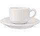 Pioli Milena Taza y Platillo Porcelana - Capacidad 85 o 220 ml