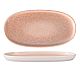 Foto Pioli Vajilla Porcelana Zenit Plato Ovalado Ø 21 cm
