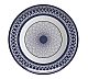 Foto Porvasal Vajilla Porcelana Andrómeda Azul Plato Hondo Ø 22 cm