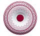 Foto Porvasal Vajilla Porcelana Andrómeda Bourdeaux Plato Aro Ø 26,6 cm