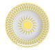 Foto Porvasal Vajilla Porcelana Folia Amarillo Plato Hondo Ø 22 cm