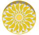 Foto Porvasal Vajilla Porcelana Folia Amarillo Plato Presentación Ø 31 cm