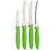 Tramontina Cuchillo Serie Plenus Verde Mango Polipropileno - Serie de 4 Piezas 