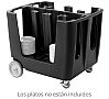 Amer Box Carro Porta Platos 877906 Capacidad 300 Platos - vista 2