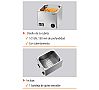 Bartscher Calentador Patatas Fritas 12-150 Fondo 35 cm - Capacidad 1 GN 1/2 - vista 10