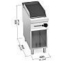 Bertos Máxima 900 Parrilla Piedra Volcánica SG9PL A Gas - Fondo 90 cm - 1 o 2 Quemadores - vista 4
