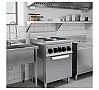 Bertos Plus 600 Cocina 4 Placas + Horno Eléctrica - Fondo 60 cm - 4 Placas - vista 4