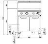 Bertos Máxima 900 Cuece Pasta G9CP80 Gas - Fondo 90 cm - Capacidad 40 + 40 litros - vista 3