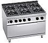 Bertos Máxima 900 Cocina 6 Fuegos + Horno Maxi Gas - Fondo 90 cm - 6 Fogones - vista 1
