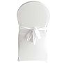 Bolero Funda para Sillas de Banquete Blanca Sólo Interior - vista 3