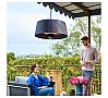 Britec Estufa para Colgar Sirmione Negra Eléctrico Infrarrojo - Potencia 0,8 a 1,8 kW - vista 5