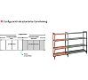 Cambro Estantería Angular Camshelving Premium Estantes Perforados Ancho 64 a 174 cm - Fondo 40 a 60 cm - vista 2