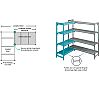 Cambro Estantería Angular Camshelving Premium Estantes Perforados Ancho 64 a 174 cm - Fondo 40 a 60 cm - vista 3