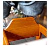 Tablecraft Trona Madera Acabado Nogal Madera - Dimensiones 50 x 50 x 73,5 cm - vista 6