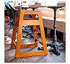 Tablecraft Trona Madera Acabado Nogal Madera - Dimensiones 50 x 50 x 73,5 cm - vista 7