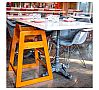 Tablecraft Trona Madera Acabado Nogal Madera - Dimensiones 50 x 50 x 73,5 cm - vista 8