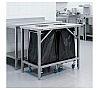 Casselin Soporte para Portabolsas Móvil Acero Inoxidable - 2 Porta Bolsas - vista 3