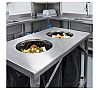 Casselin Soporte para Portabolsas Móvil Acero Inoxidable - 2 Porta Bolsas - vista 7