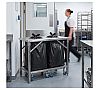 Casselin Soporte para Portabolsas Móvil Acero Inoxidable - 2 Porta Bolsas - vista 8