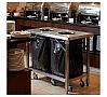 Casselin Soporte para Portabolsas Móvil Acero Inoxidable - 2 Porta Bolsas - vista 9