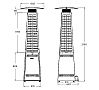 ClimaHosteleria Estufa de Pellet Freya Pellet - Potencia 14 kW - Alto 219 cm - vista 5