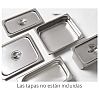 Comas Cubeta Acero Inox 18/10 GN 1/2 Medidas 26,5 x 32,5 cm - Multiuso - vista 2