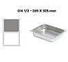 Comas Cubeta Acero Inox 18/10 GN 1/2 Medidas 26,5 x 32,5 cm - Multiuso - vista 3