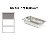 Comas Cubeta Acero Inox 18/10 GN 1/3 Medidas 17,6 x 32,5 cm - Multiuso - vista 3