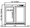 Coreco Expositor Refrigerado Horizontal para Vinos ERHW-250-L Capacidad 44 Botellas - vista 3