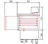 Coreco Mesa Fría Saladette Gama 700 GN 1/1 MFP Fondo 70 cm - Capacidad 169 o 264 litros - vista 8