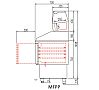 Coreco Mesa Fría Compacta Pizza Gama 700 GN 1/1 Fondo 70 cm - Capacidad 264 o 399 litros - vista 8