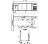 Coreco Mesa Refrigerada Central Pasante Gama 700 GN 1/1 MFCG Fondo 78 cm - Capacidad 255 a 686 litros - vista 4