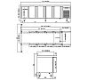 Coreco Mesa Refrigerada Central Pasante Gama 700 GN 1/1 MFCG Fondo 78 cm - Capacidad 255 a 686 litros - vista 5