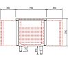 Coreco Mesa Refrigerada Central Pasante Gama 700 GN 1/1 MFCG Fondo 78 cm - Capacidad 255 a 686 litros - vista 6