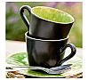 Costa Nova Riviera Tomate Taza y Platillo Cerámica Gres - Capacidad 185 ml - vista 2
