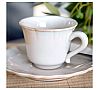 Costa Nova Alentejo Blanco Taza y Platillo Cerámica Gres - Capacidad 90 a 320 ml - vista 1