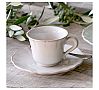 Costa Nova Alentejo Blanco Taza y Platillo Cerámica Gres - Capacidad 90 a 320 ml - vista 3