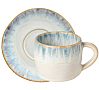 Costa Nova Brisa Ria Blue Taza y Platillo Cerámica Gres - Capacidad 70 a 440 ml - vista 1