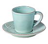Costa Nova Turquesa Taza y Platillo Cerámica Gres - Capacidad 70 a 330 ml - vista 3
