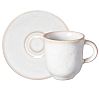 Costa Nova Roda Blanco Taza y Platillo Cerámica Gres - Capacidad 78 a 330 ml - vista 1