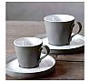 Costa Nova Lagoa Ecogres Blanco Taza y Platillo Cerámica Gres - Capacidad 86 a 311 ml - vista 2